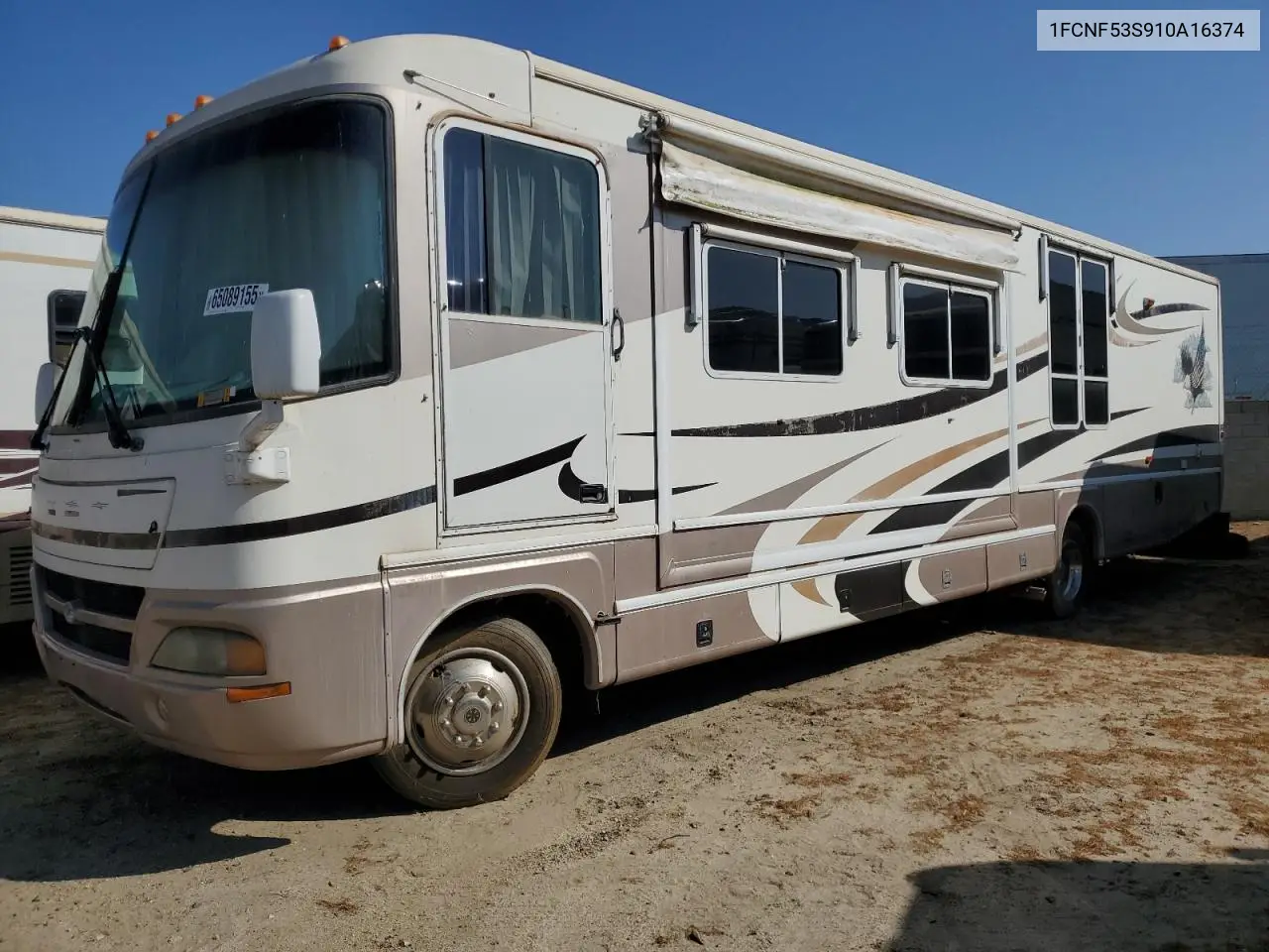 2001 Ford F550 Super - Rvs Rv VIN: 1FCNF53S910A16374 Lot: 65089155