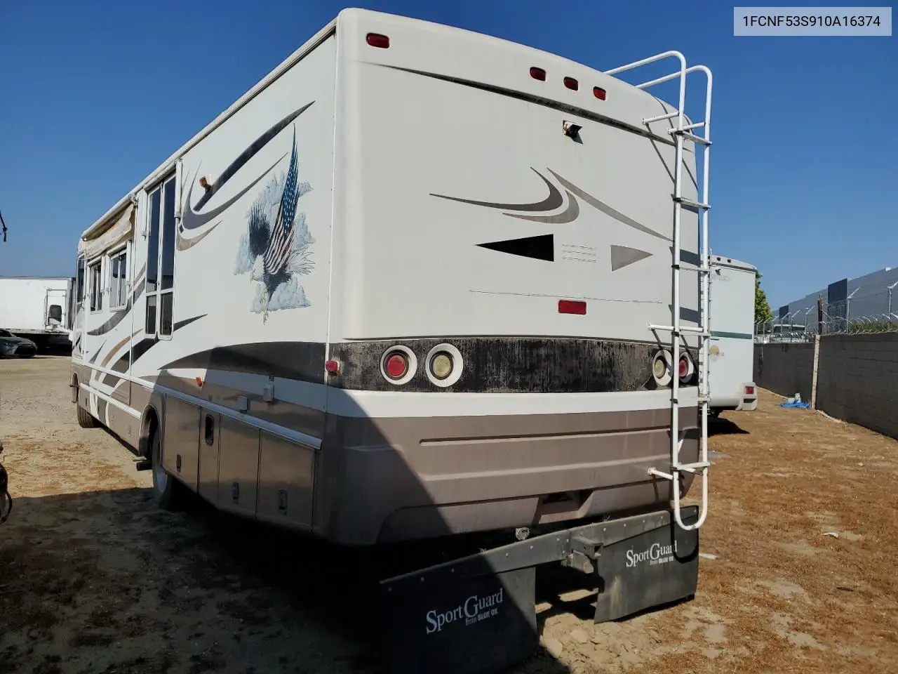 2001 Ford F550 Super - Rvs Rv VIN: 1FCNF53S910A16374 Lot: 65089155