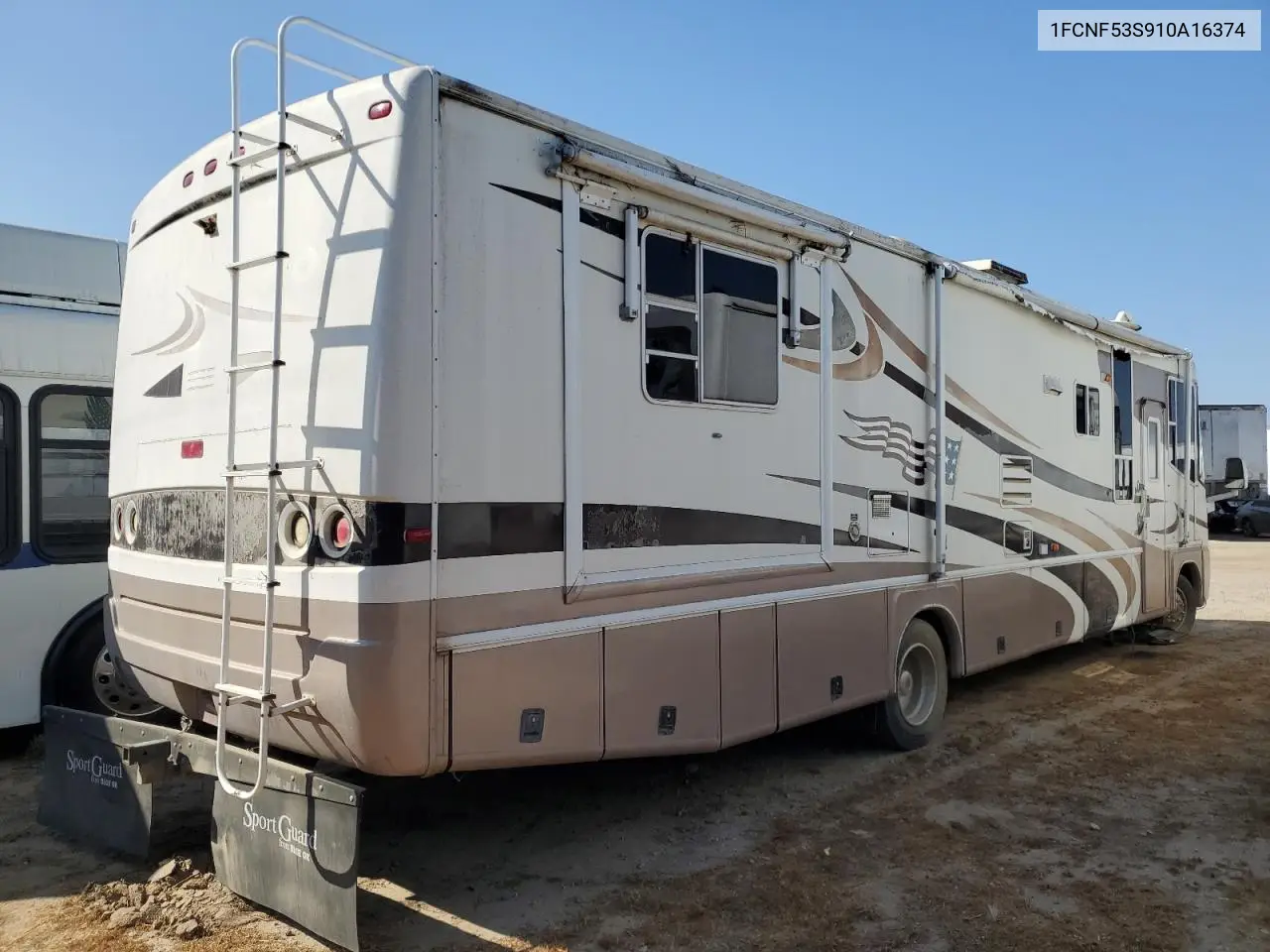 2001 Ford F550 Super - Rvs Rv VIN: 1FCNF53S910A16374 Lot: 65089155