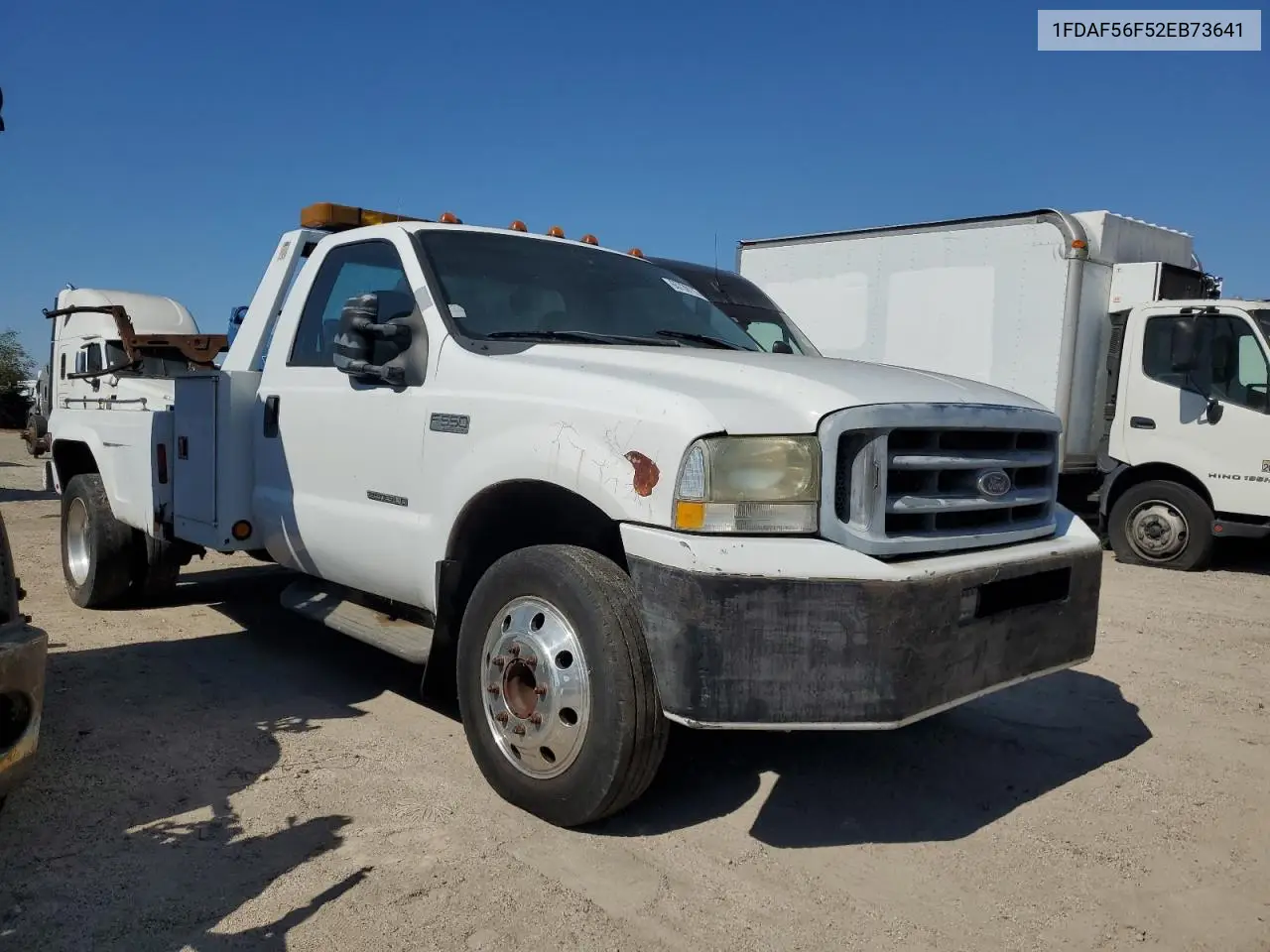 2002 Ford F550 Super Duty VIN: 1FDAF56F52EB73641 Lot: 65739115
