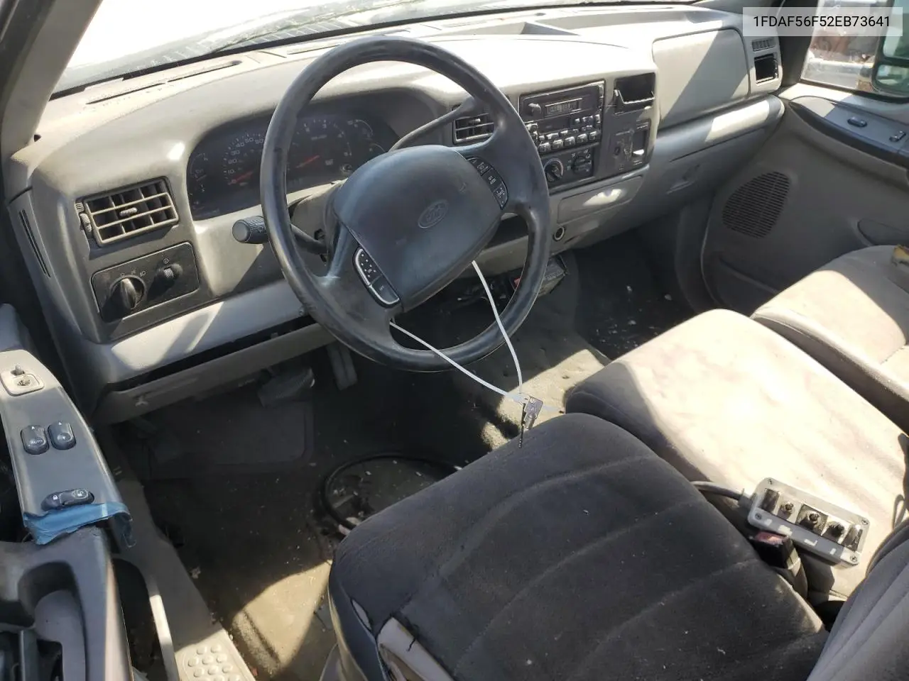 2002 Ford F550 Super Duty VIN: 1FDAF56F52EB73641 Lot: 65739115