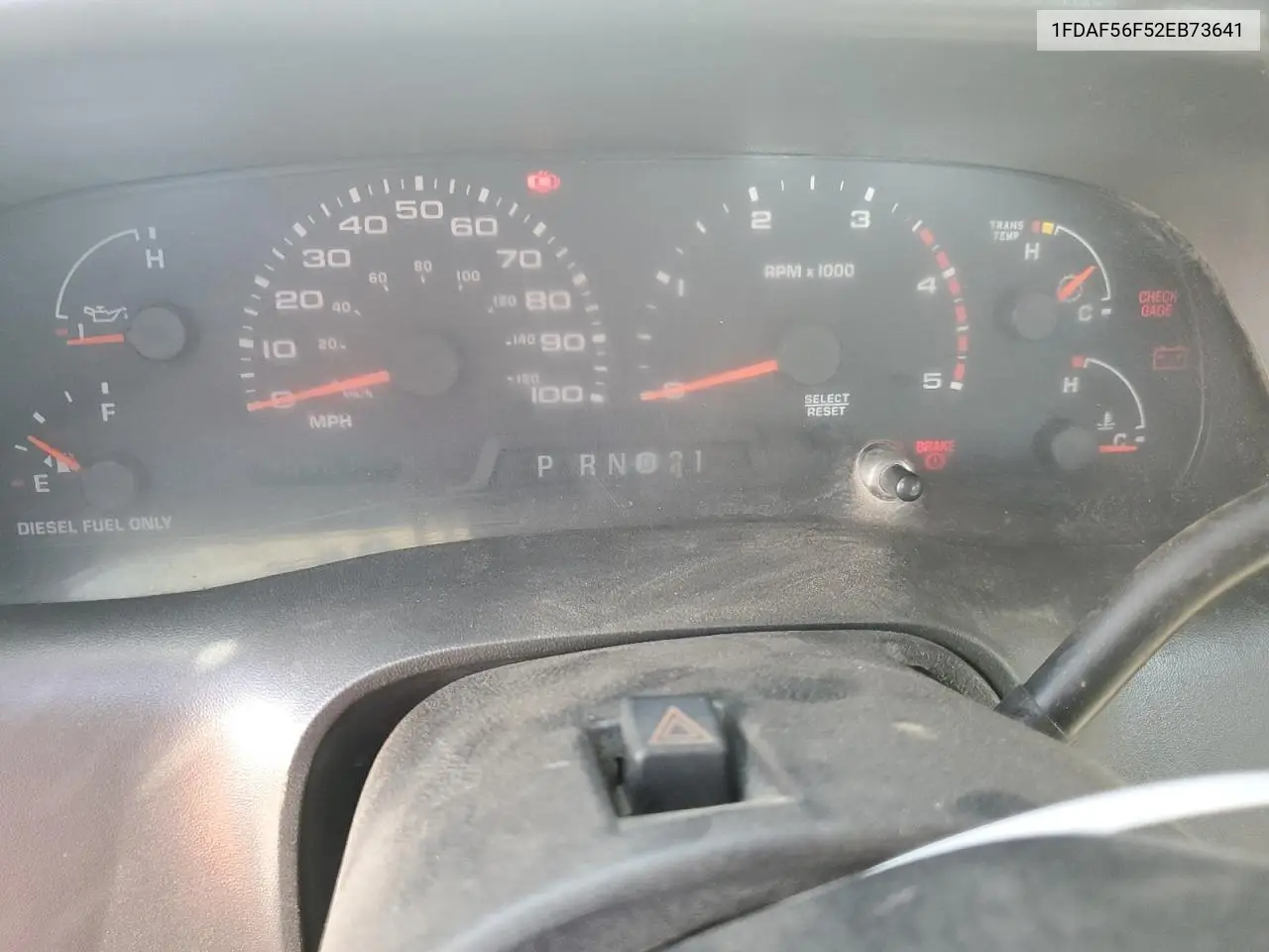 2002 Ford F550 Super Duty VIN: 1FDAF56F52EB73641 Lot: 65739115