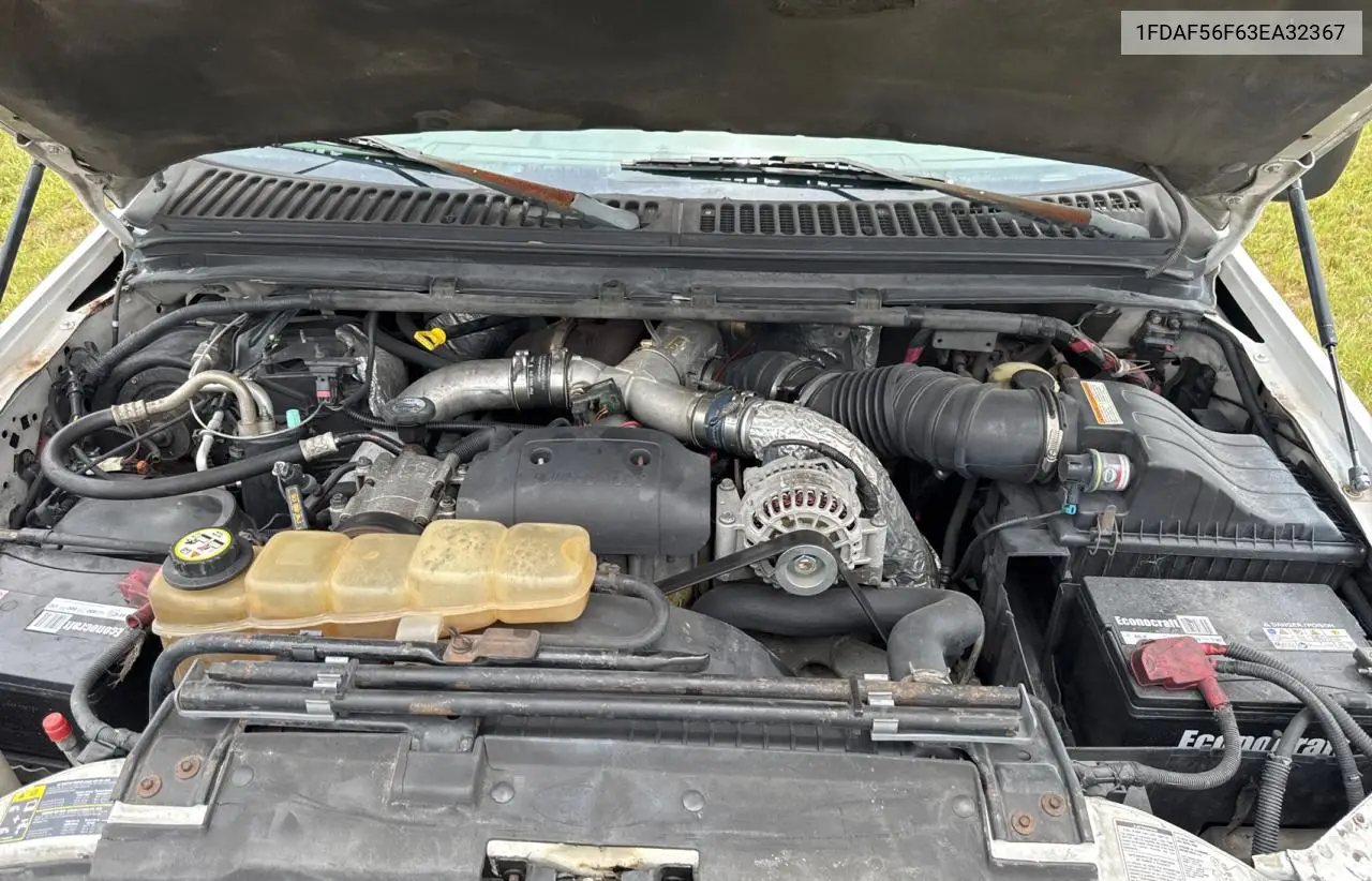 2003 Ford F550 Super Duty VIN: 1FDAF56F63EA32367 Lot: 66155865