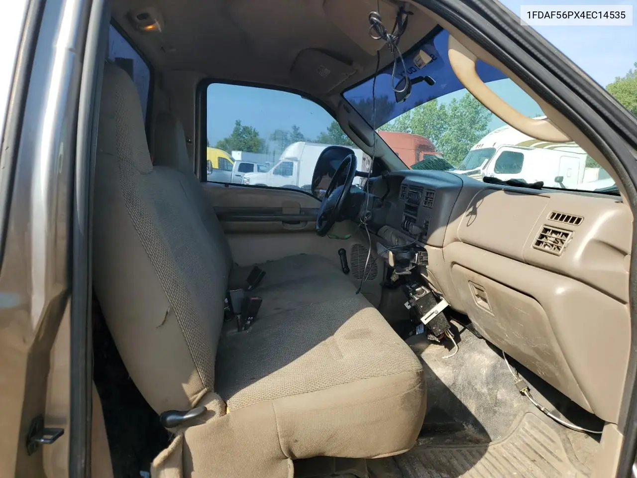 2004 Ford F550 Super Duty VIN: 1FDAF56PX4EC14535 Lot: 57479005