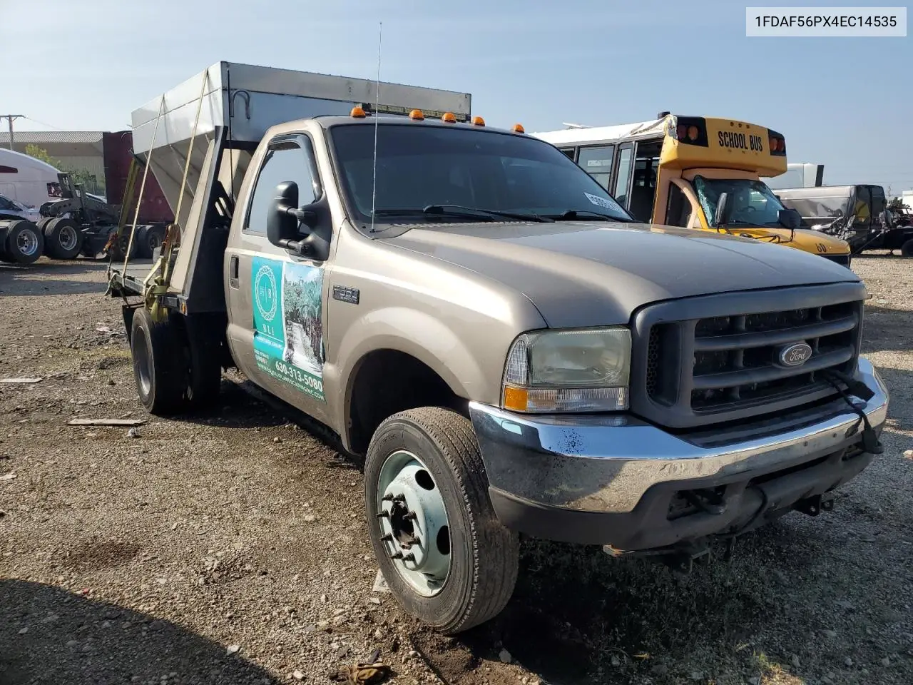 2004 Ford F550 Super Duty VIN: 1FDAF56PX4EC14535 Lot: 57479005