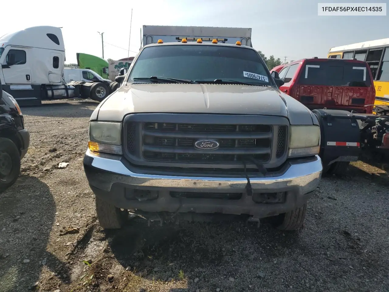 2004 Ford F550 Super Duty VIN: 1FDAF56PX4EC14535 Lot: 57479005