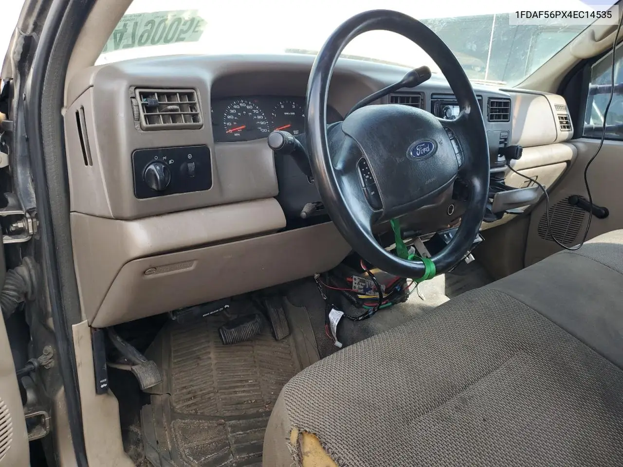 2004 Ford F550 Super Duty VIN: 1FDAF56PX4EC14535 Lot: 57479005