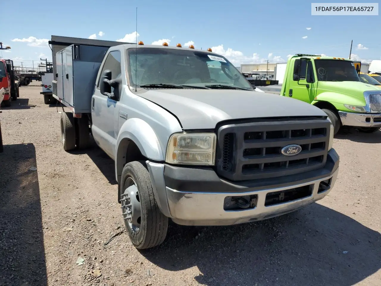 2007 Ford F550 Super Duty VIN: 1FDAF56P17EA65727 Lot: 63634295