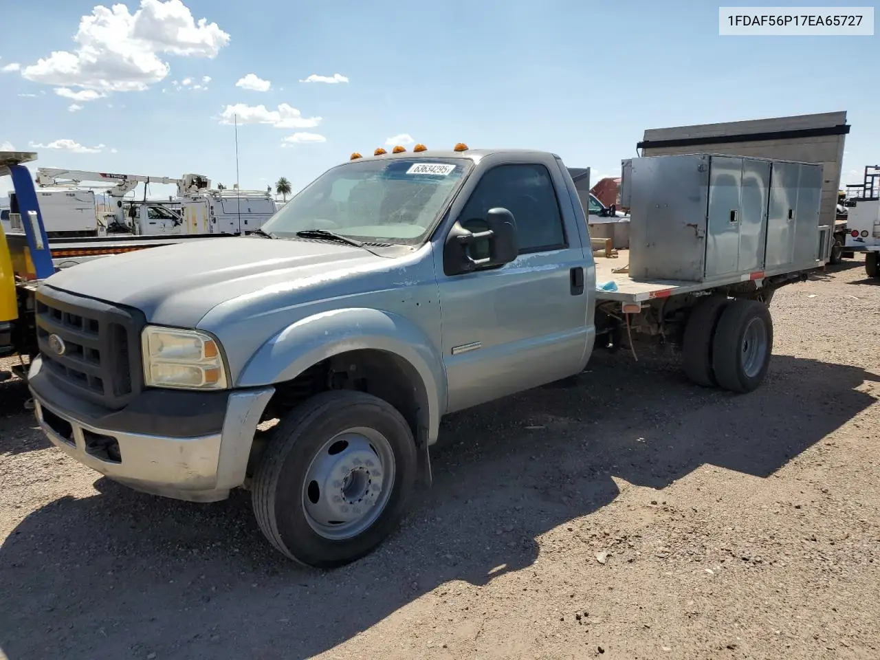 2007 Ford F550 Super Duty VIN: 1FDAF56P17EA65727 Lot: 63634295