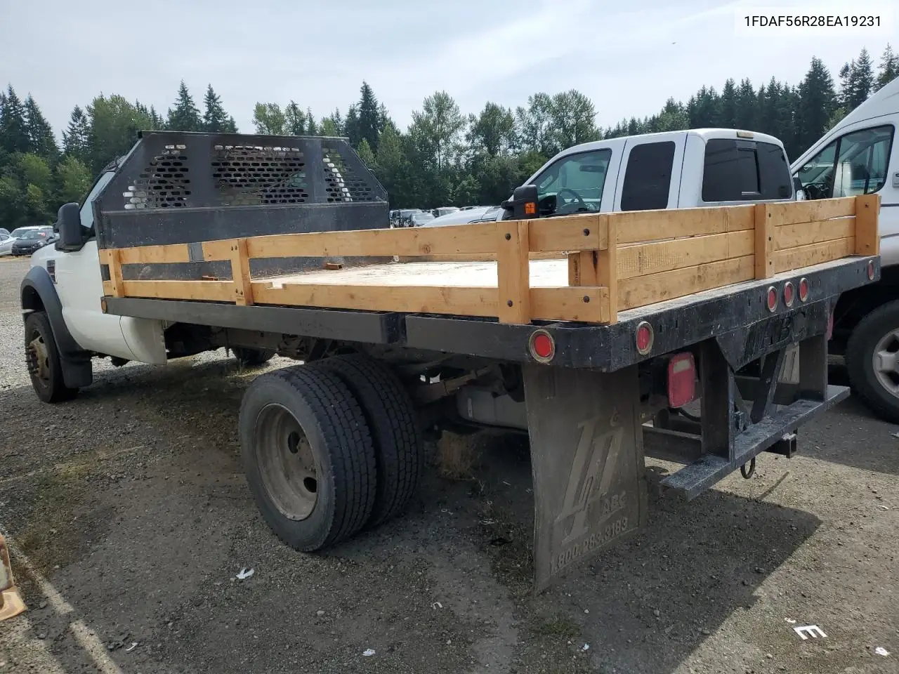 2008 Ford F550 Super Duty VIN: 1FDAF56R28EA19231 Lot: 62386455