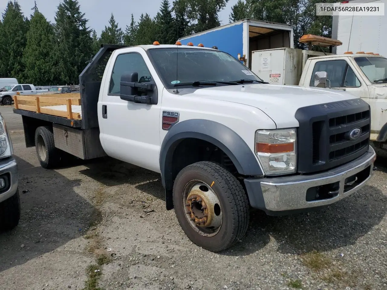 2008 Ford F550 Super Duty VIN: 1FDAF56R28EA19231 Lot: 62386455