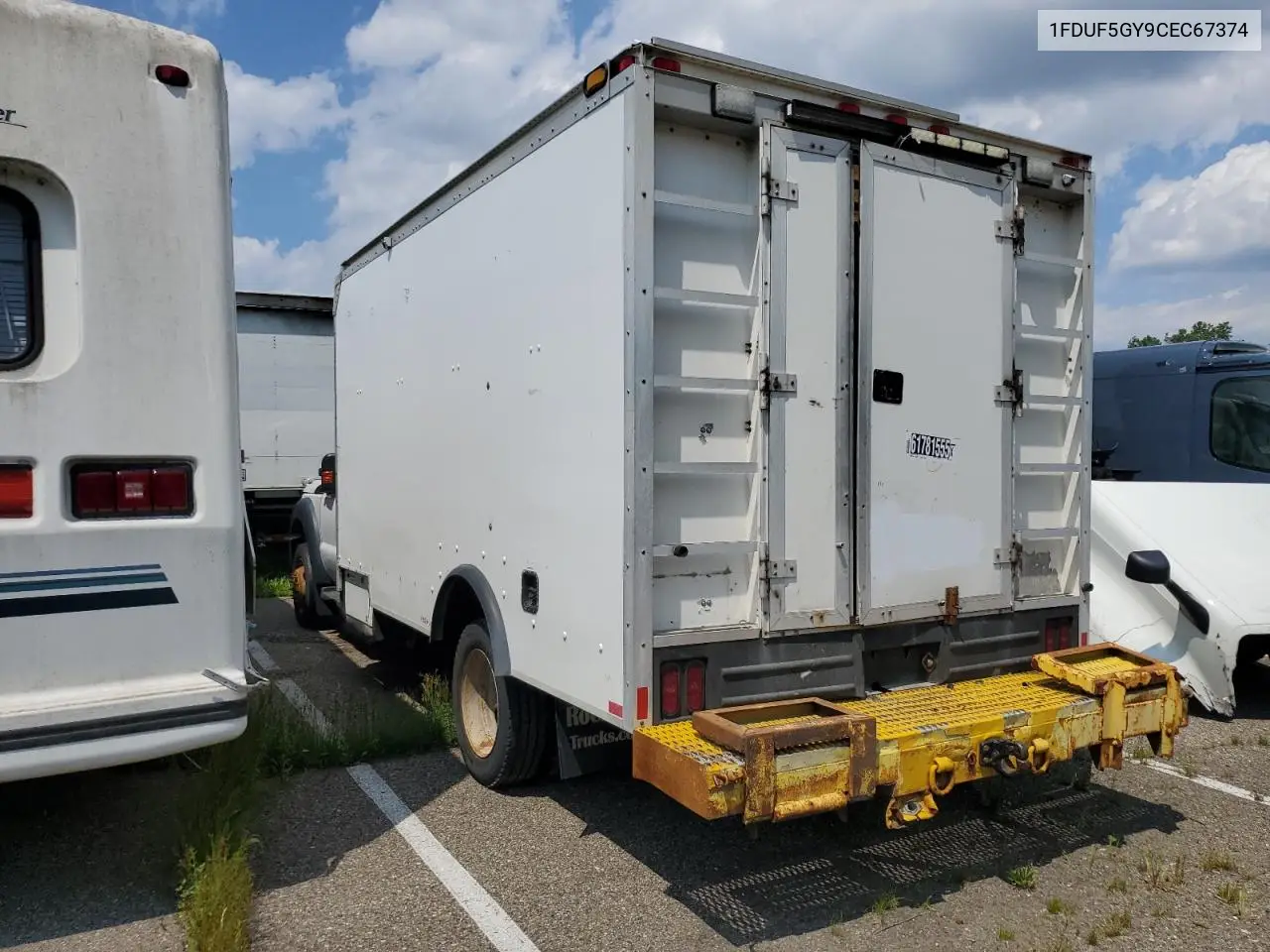 2012 Ford F550 Super Duty VIN: 1FDUF5GY9CEC67374 Lot: 61781555