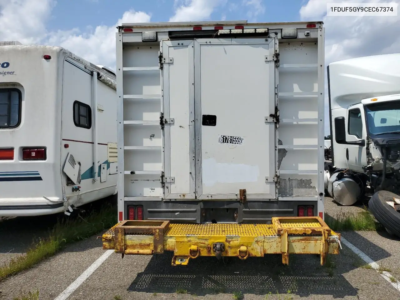 2012 Ford F550 Super Duty VIN: 1FDUF5GY9CEC67374 Lot: 61781555