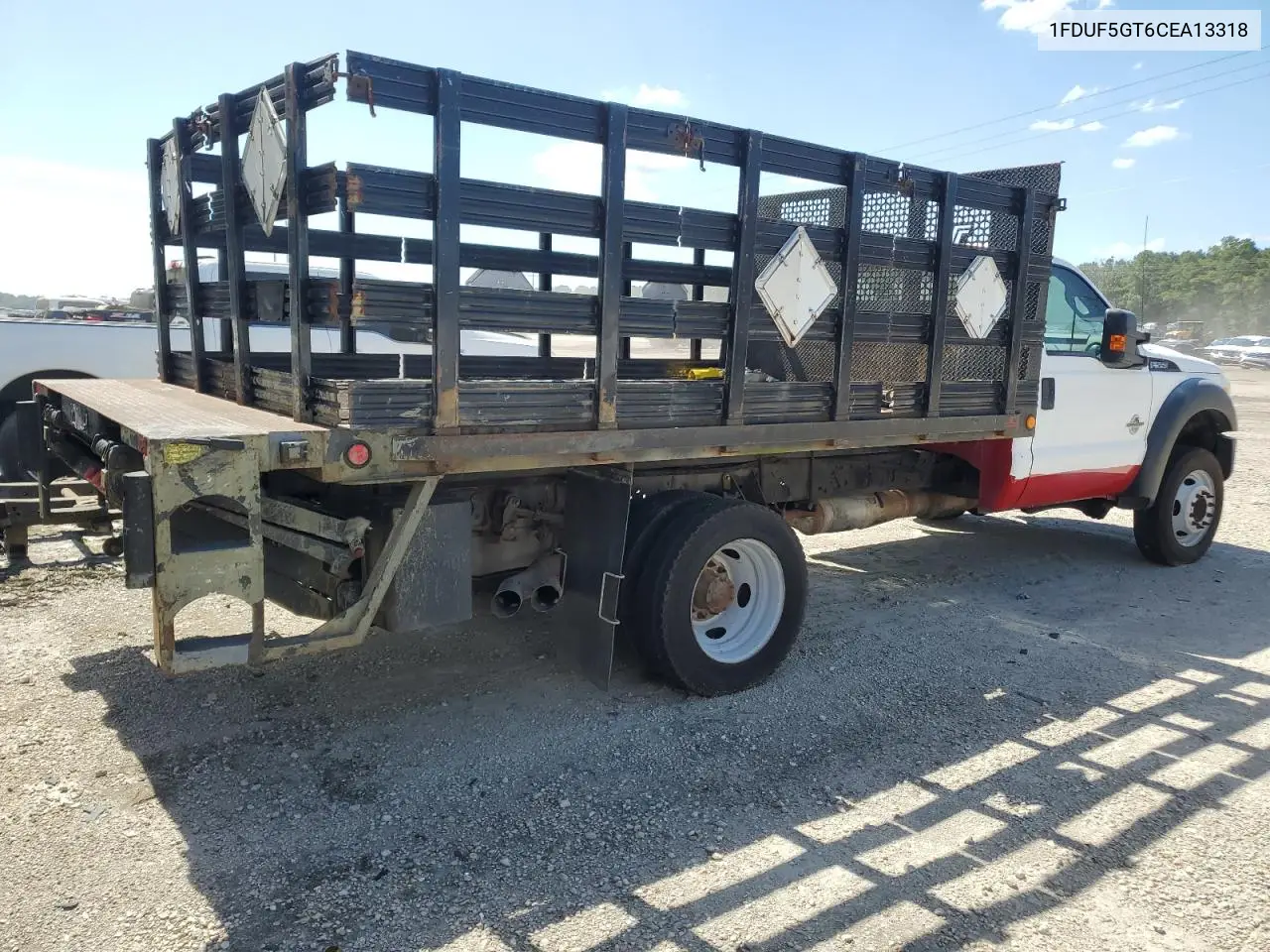 2012 Ford F550 Super Duty VIN: 1FDUF5GT6CEA13318 Lot: 63255585