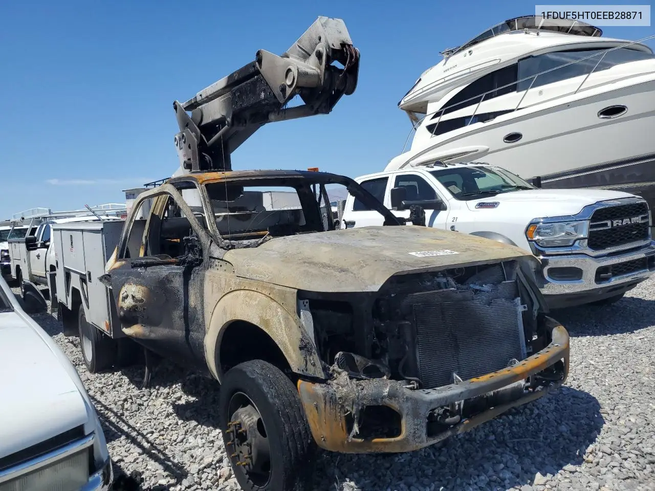 2014 Ford F550 Super Duty VIN: 1FDUF5HT0EEB28871 Lot: 56507175