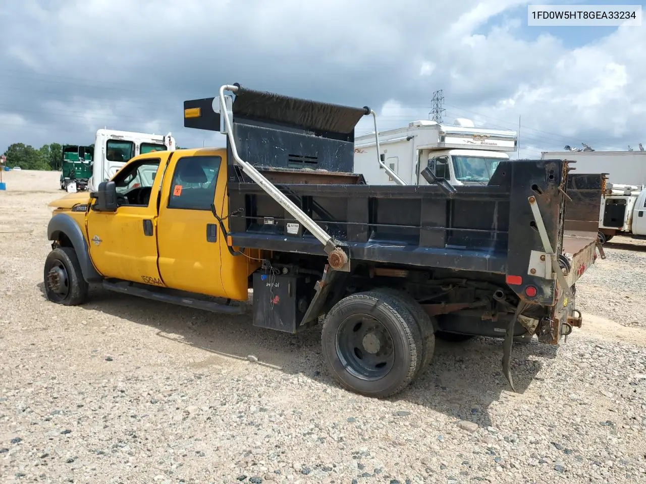 2016 Ford F550 Super Duty VIN: 1FD0W5HT8GEA33234 Lot: 66090525