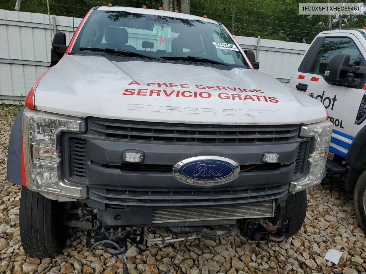 2017 Ford F550 Super Duty VIN: 1FD0X5HTXHEC66451 Lot: 64499345