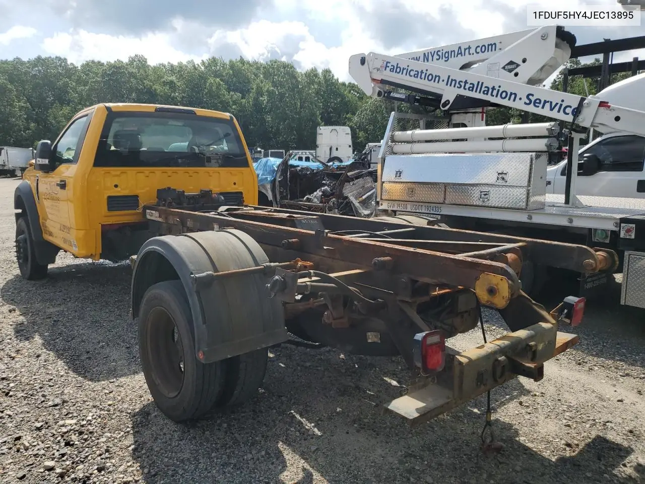 2018 Ford F550 Super Duty VIN: 1FDUF5HY4JEC13895 Lot: 64067455