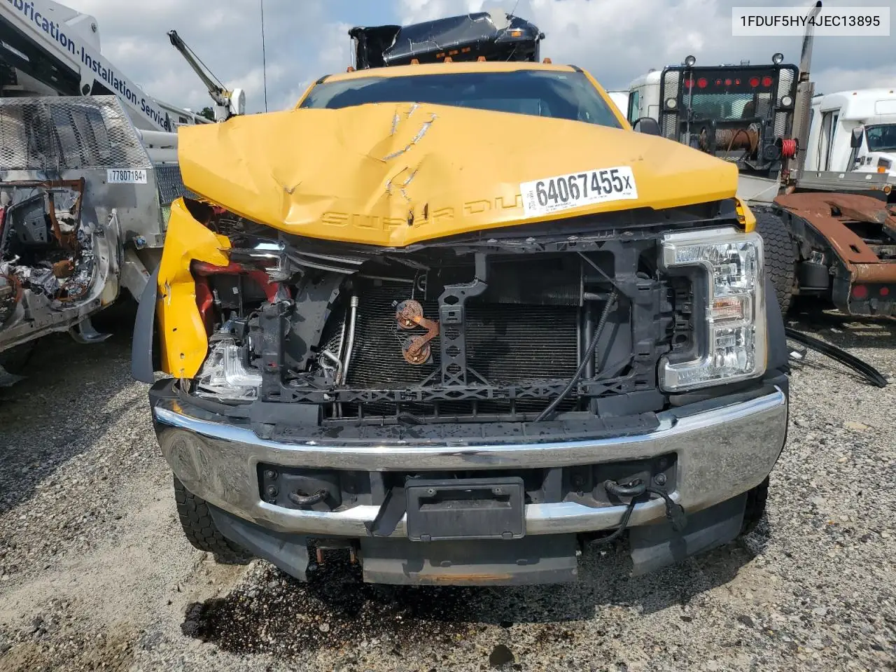 2018 Ford F550 Super Duty VIN: 1FDUF5HY4JEC13895 Lot: 64067455
