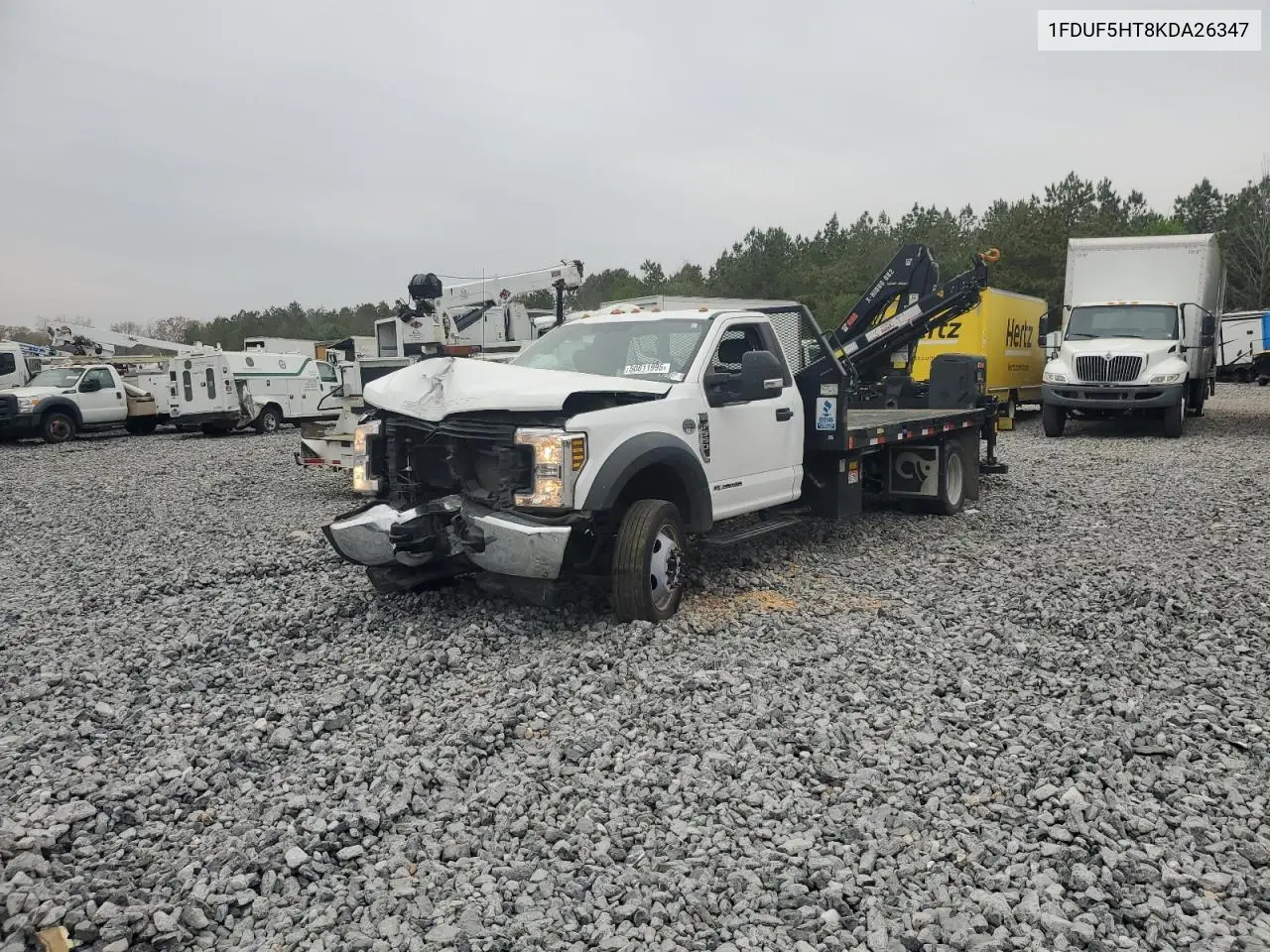 2019 Ford F550 Super Duty Crane Truck VIN: 1FDUF5HT8KDA26347 Lot: 50811995