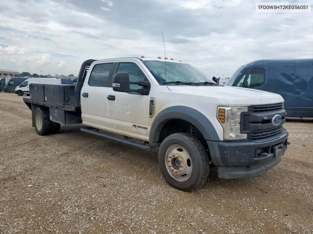 2019 Ford F550 Super Duty VIN: 1FD0W5HT2KEG56051 Lot: 62522255