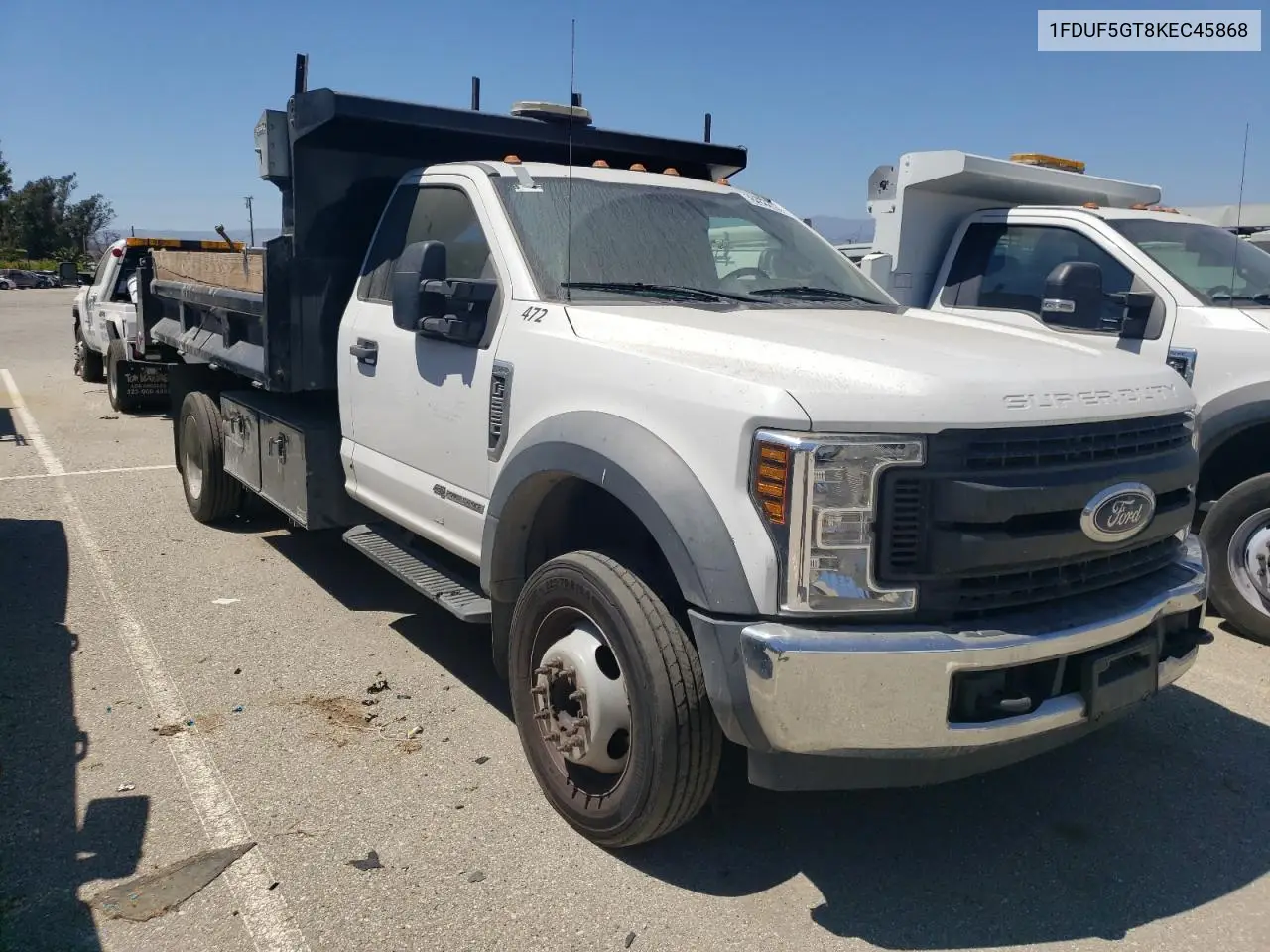 2019 Ford F550 Super Duty VIN: 1FDUF5GT8KEC45868 Lot: 62522305