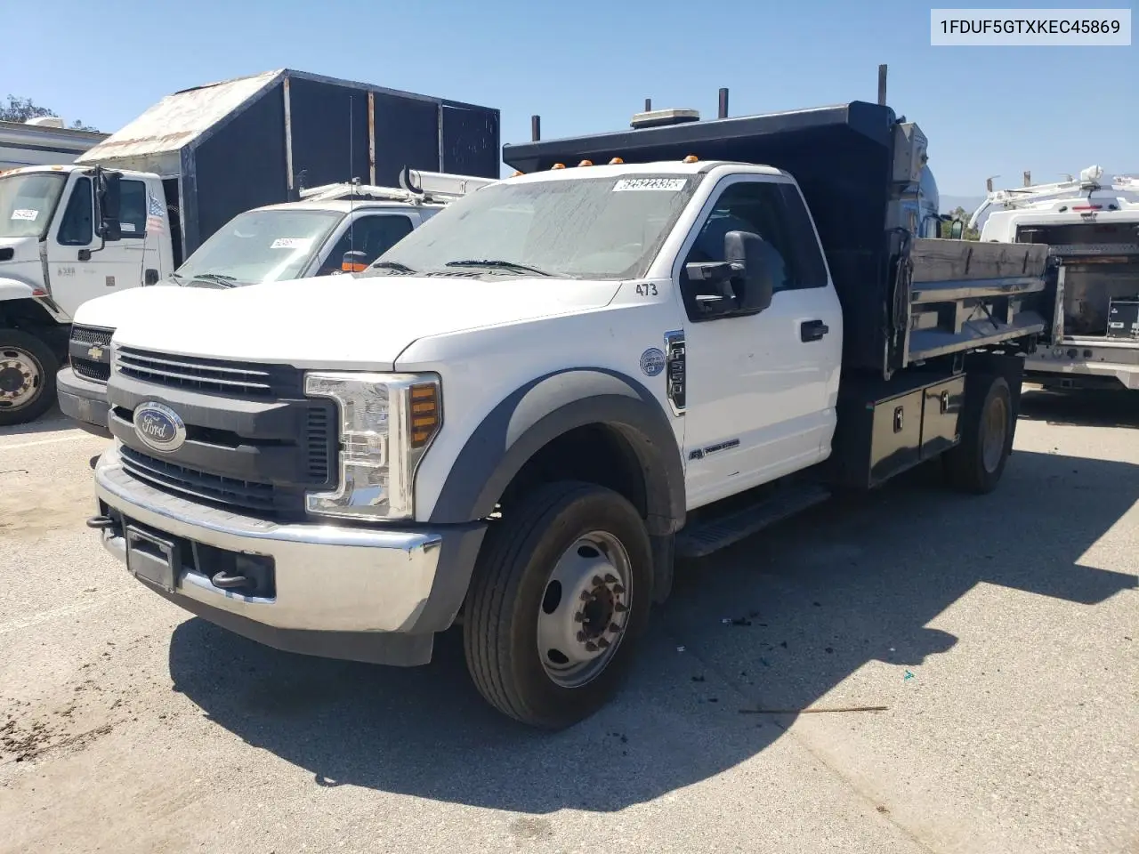 2019 Ford F550 Super Duty VIN: 1FDUF5GTXKEC45869 Lot: 62522335