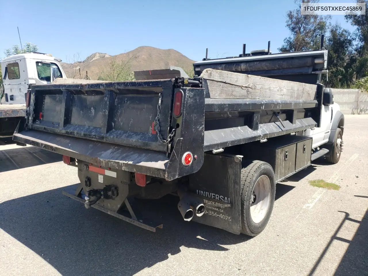 2019 Ford F550 Super Duty VIN: 1FDUF5GTXKEC45869 Lot: 62522335