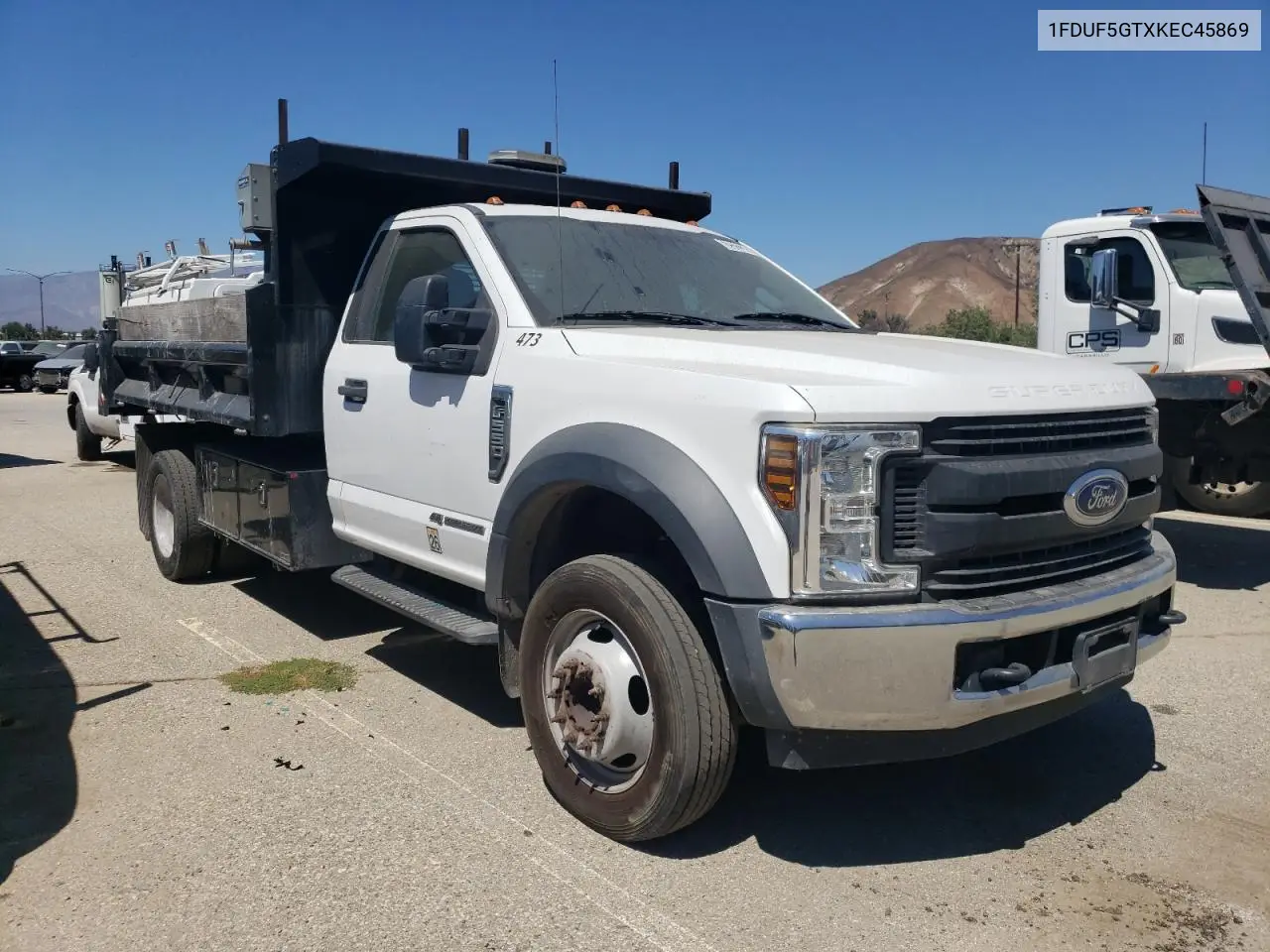 2019 Ford F550 Super Duty VIN: 1FDUF5GTXKEC45869 Lot: 62522335