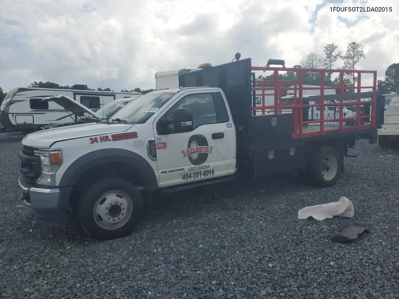 2020 Ford F550 Super Duty VIN: 1FDUF5GT2LDA02015 Lot: 65710015