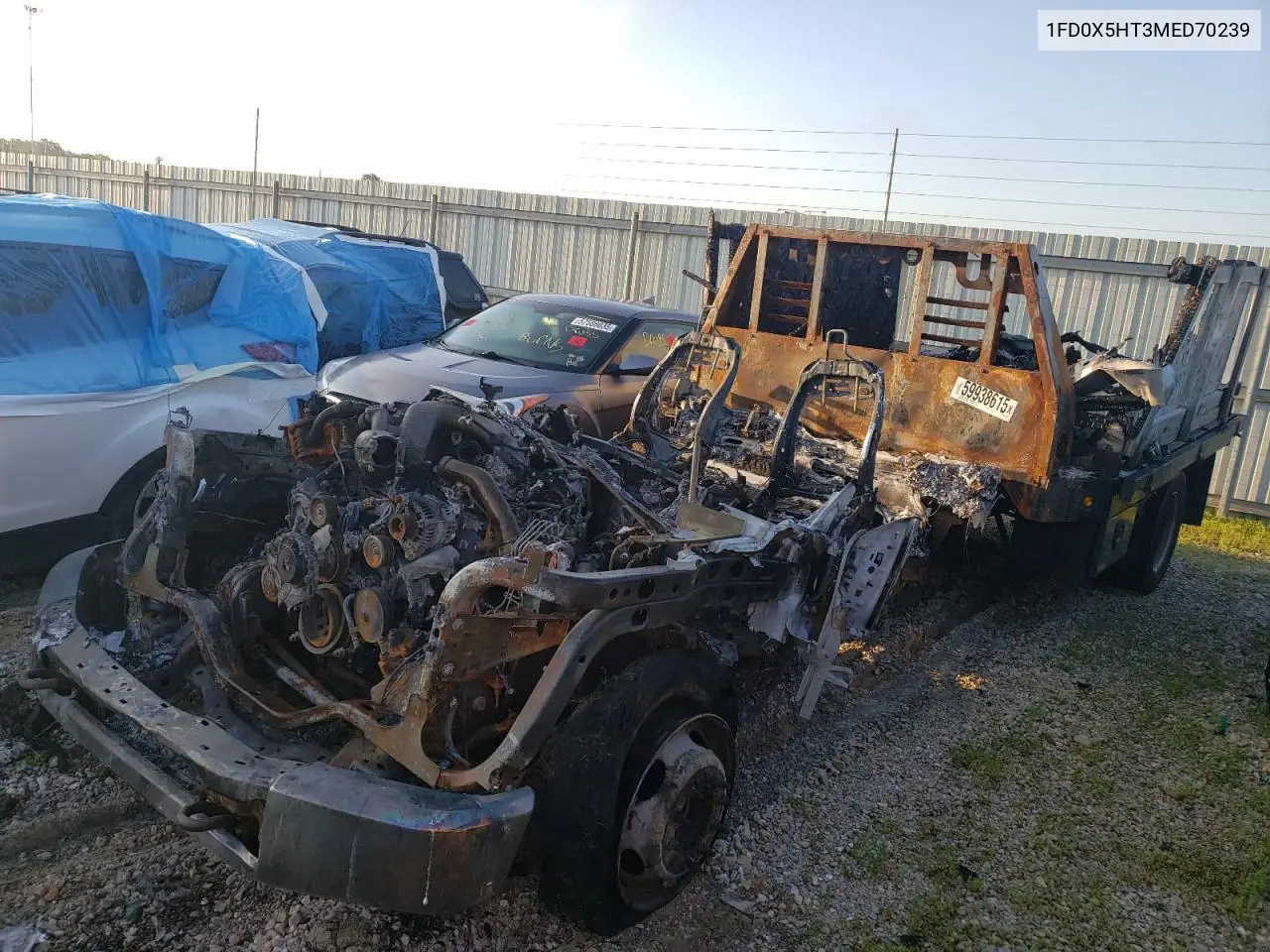 2021 Ford F550 Super Duty VIN: 1FD0X5HT3MED70239 Lot: 59938615