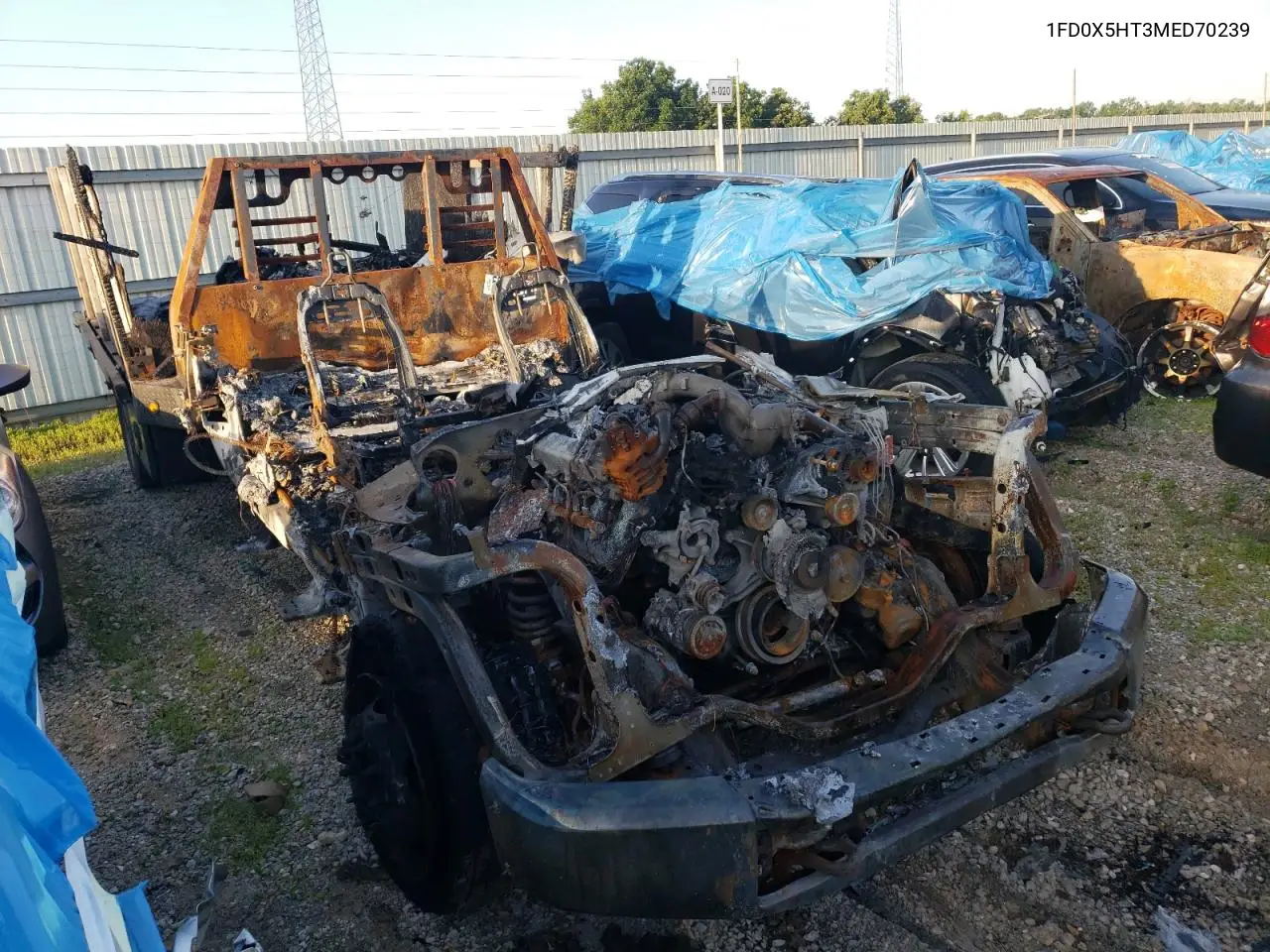 2021 Ford F550 Super Duty VIN: 1FD0X5HT3MED70239 Lot: 59938615