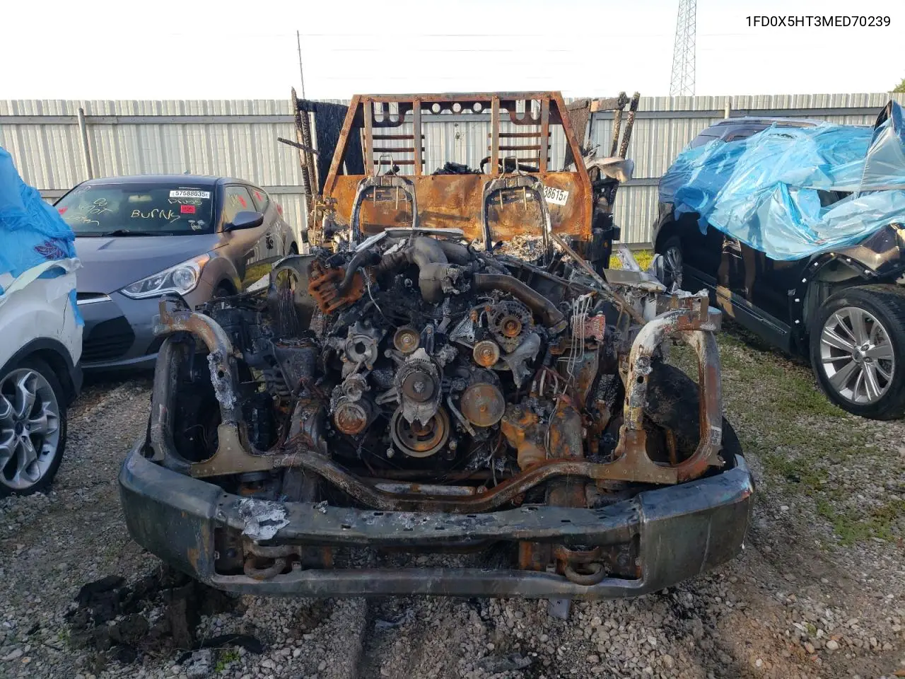 2021 Ford F550 Super Duty VIN: 1FD0X5HT3MED70239 Lot: 59938615