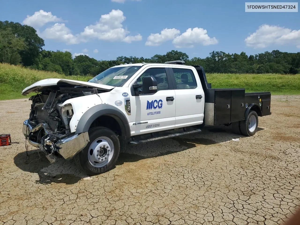 2022 Ford F550 Super Duty VIN: 1FD0W5HT5NED47324 Lot: 65330755