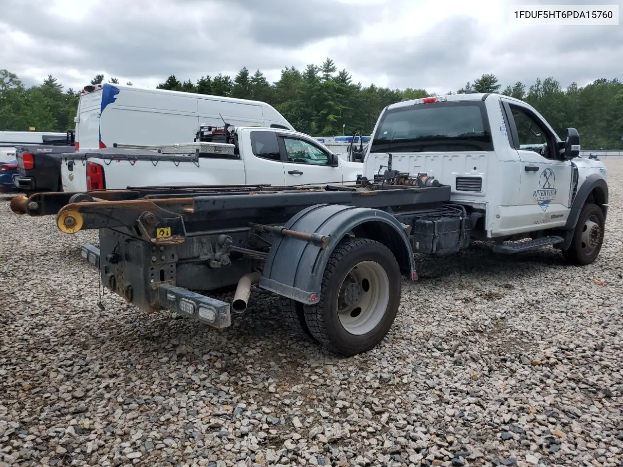 2023 Ford F550 Super Duty VIN: 1FDUF5HT6PDA15760 Lot: 63493615