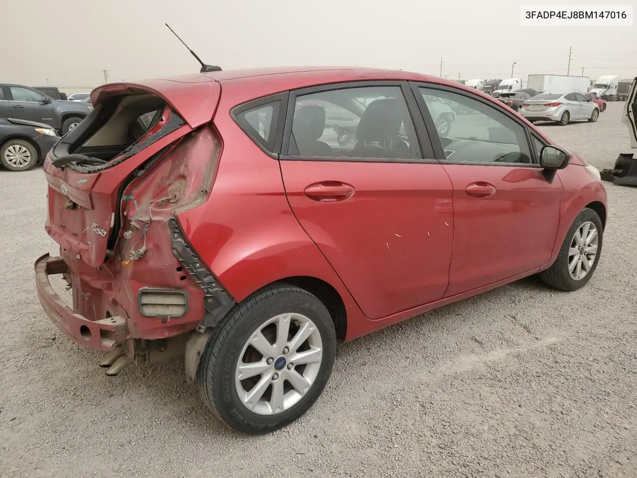2011 Ford Fiesta Se VIN: 3FADP4EJ8BM147016 Lot: 56069535