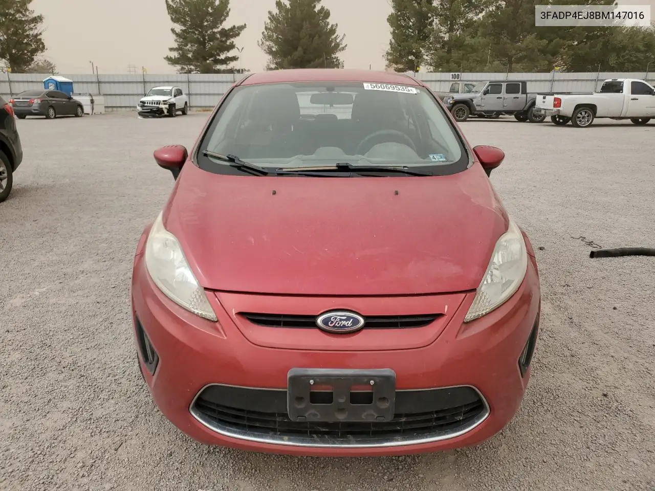 2011 Ford Fiesta Se VIN: 3FADP4EJ8BM147016 Lot: 56069535
