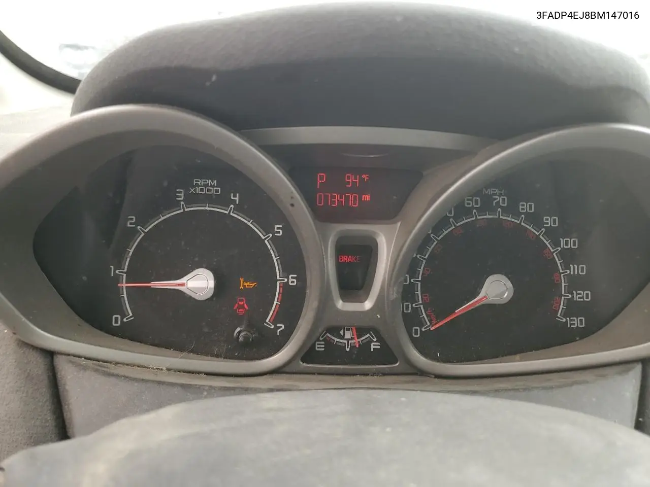 2011 Ford Fiesta Se VIN: 3FADP4EJ8BM147016 Lot: 56069535