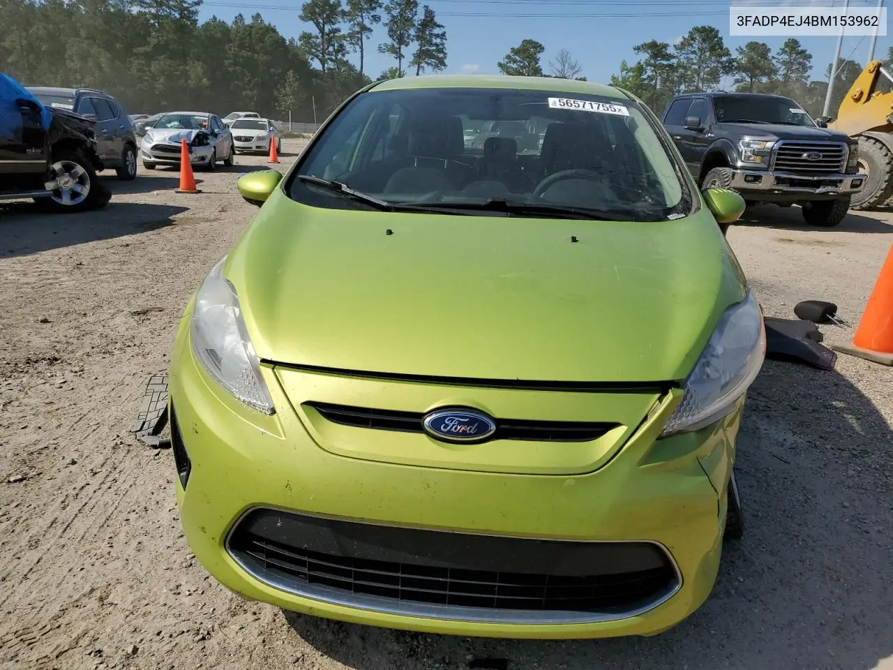 2011 Ford Fiesta Se VIN: 3FADP4EJ4BM153962 Lot: 56571755