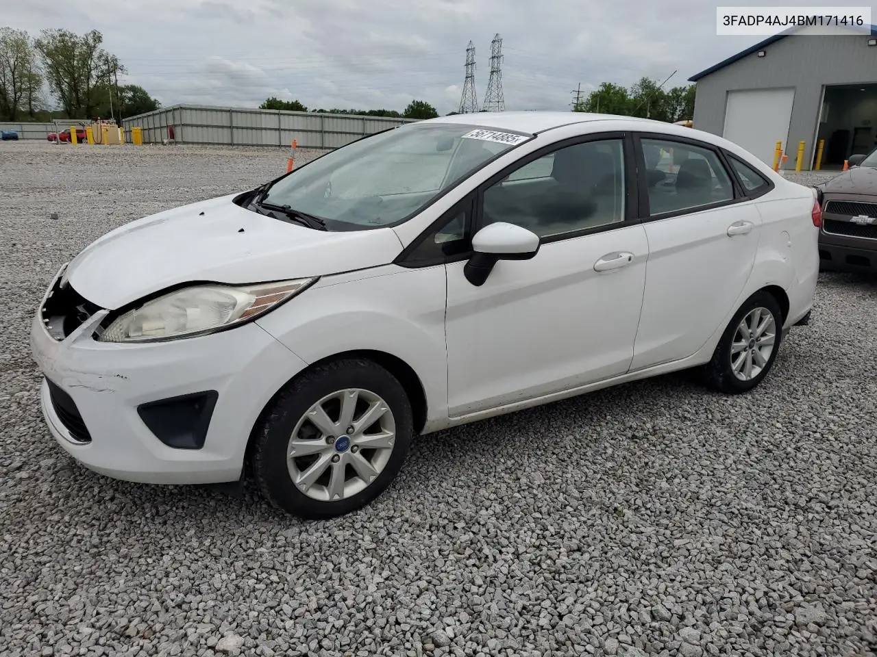 2011 Ford Fiesta S VIN: 3FADP4AJ4BM171416 Lot: 56714885