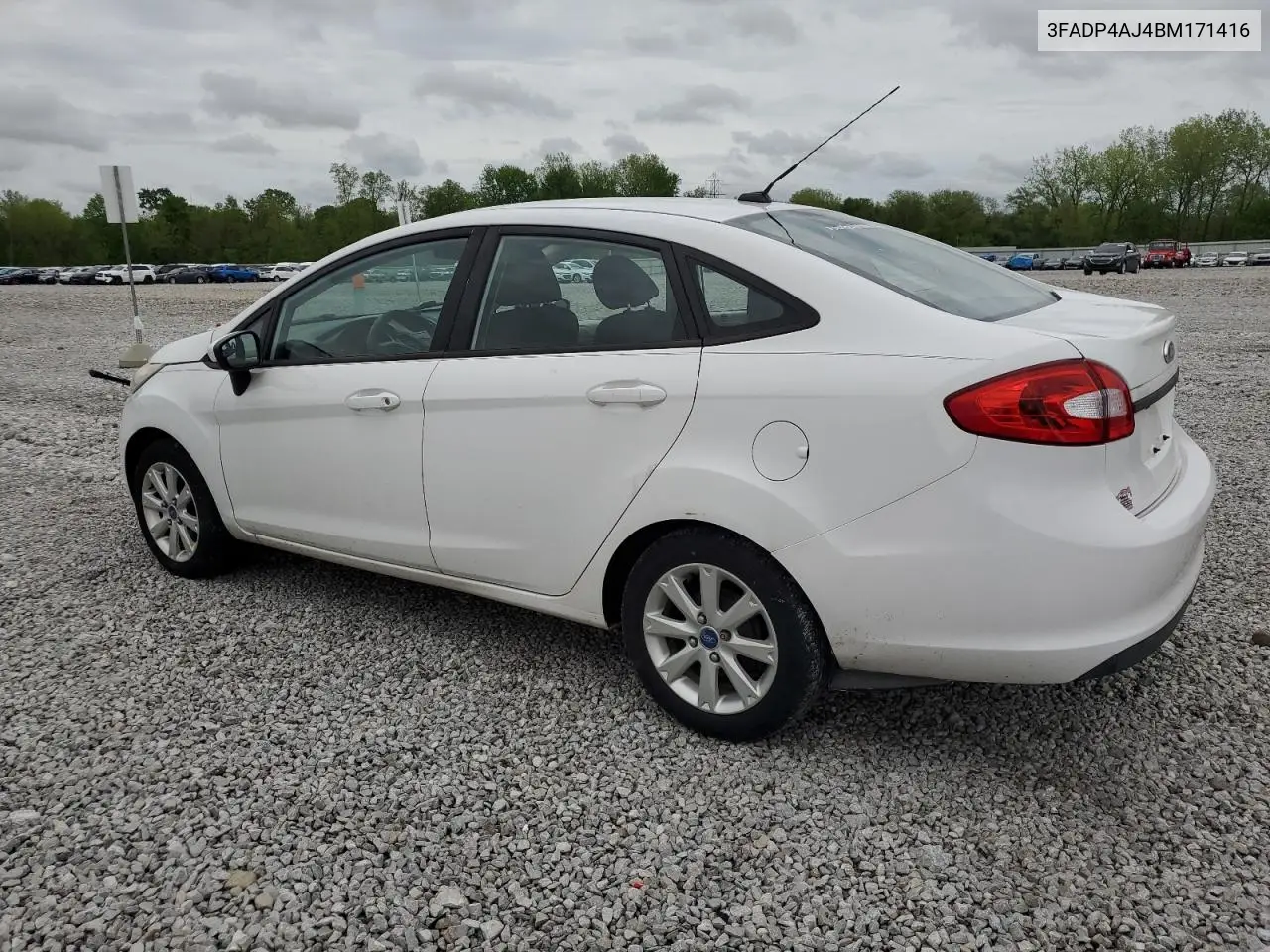 2011 Ford Fiesta S VIN: 3FADP4AJ4BM171416 Lot: 56714885
