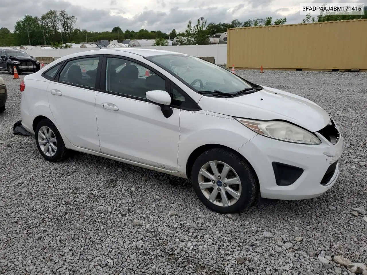 2011 Ford Fiesta S VIN: 3FADP4AJ4BM171416 Lot: 56714885