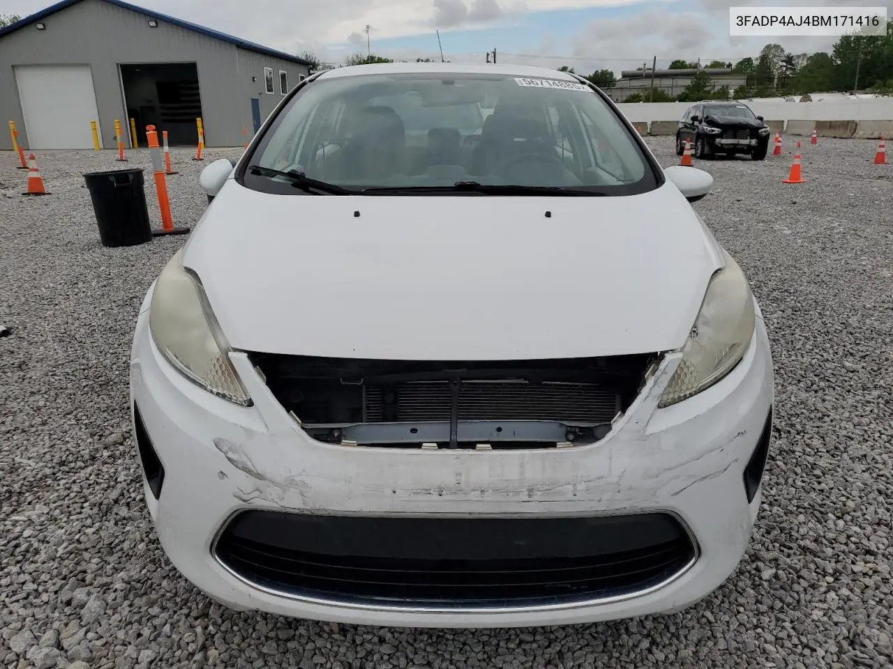 2011 Ford Fiesta S VIN: 3FADP4AJ4BM171416 Lot: 56714885