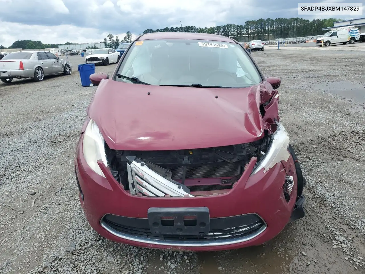 2011 Ford Fiesta Se VIN: 3FADP4BJXBM147829 Lot: 59141695