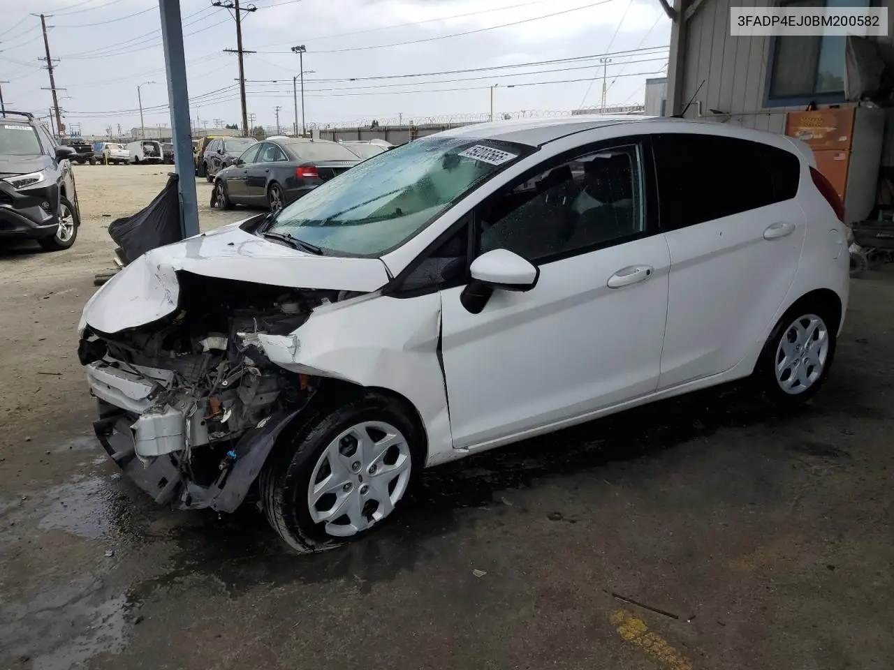 2011 Ford Fiesta Se VIN: 3FADP4EJ0BM200582 Lot: 59203565