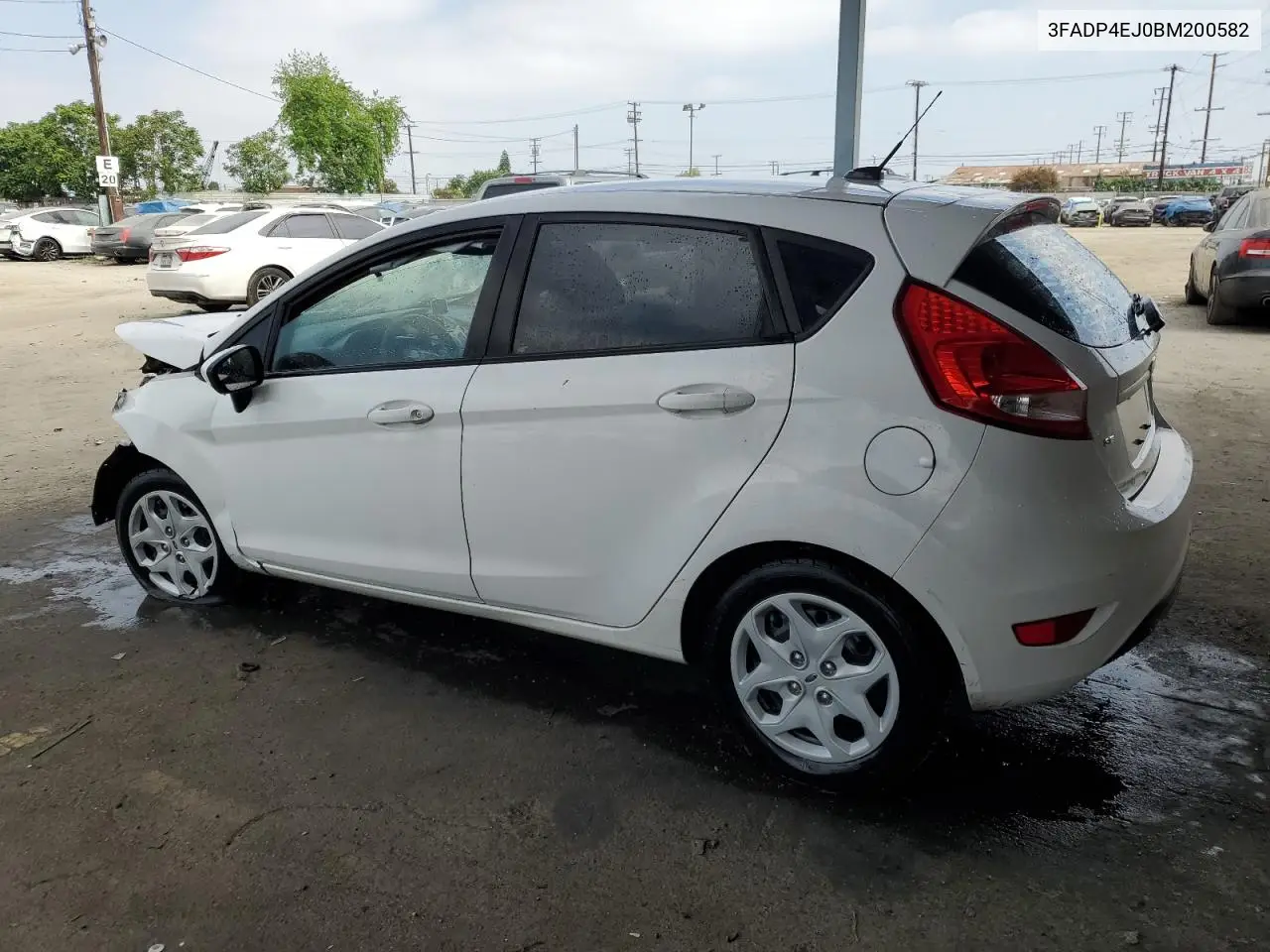 2011 Ford Fiesta Se VIN: 3FADP4EJ0BM200582 Lot: 59203565