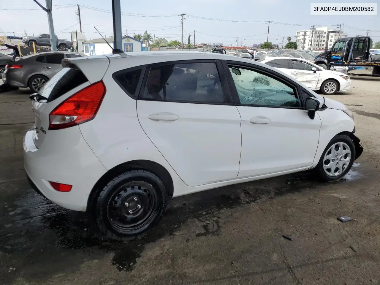 2011 Ford Fiesta Se VIN: 3FADP4EJ0BM200582 Lot: 59203565