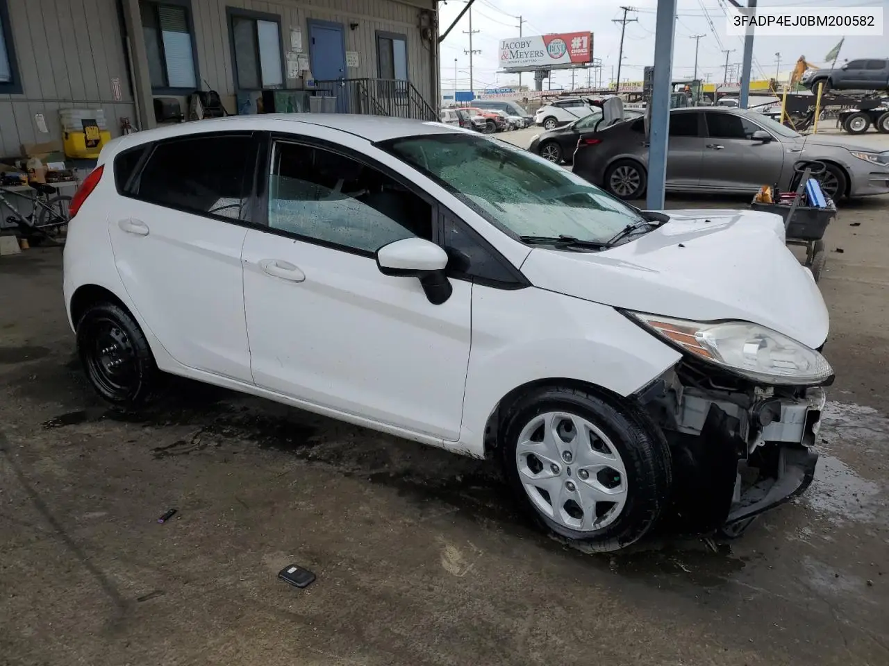 2011 Ford Fiesta Se VIN: 3FADP4EJ0BM200582 Lot: 59203565