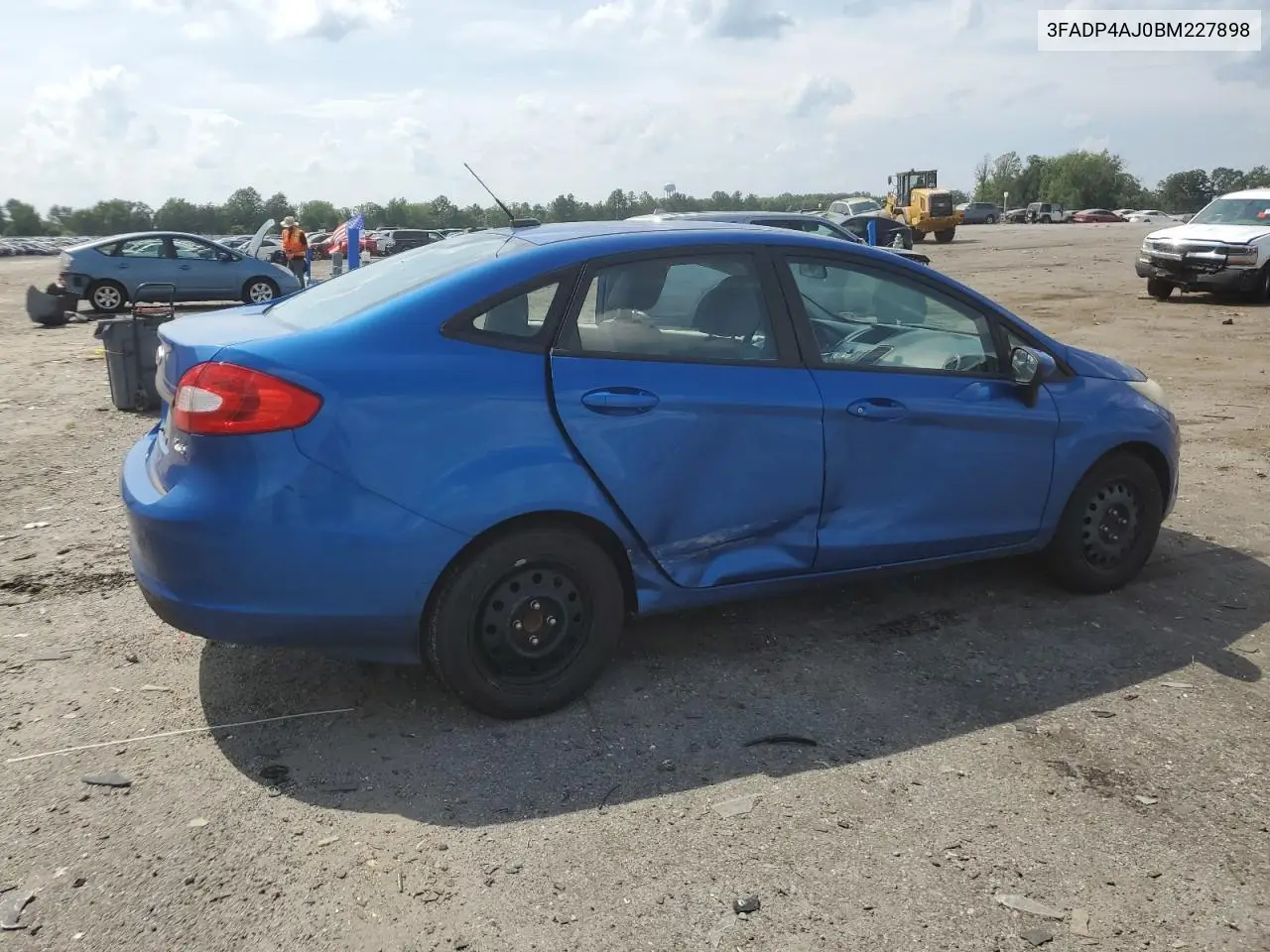 2011 Ford Fiesta S VIN: 3FADP4AJ0BM227898 Lot: 61448165