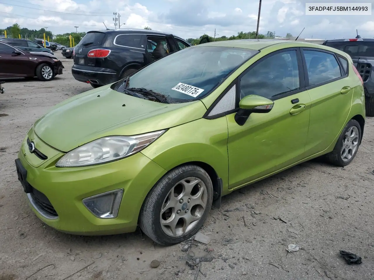 2011 Ford Fiesta Ses VIN: 3FADP4FJ5BM144993 Lot: 62480175